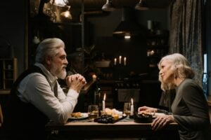 couple dinner table