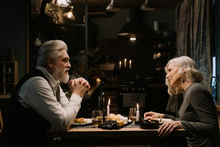 couple dinner table