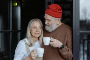 couple home retirement