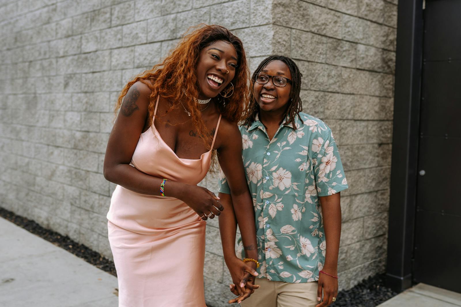 couple sitting apart silence