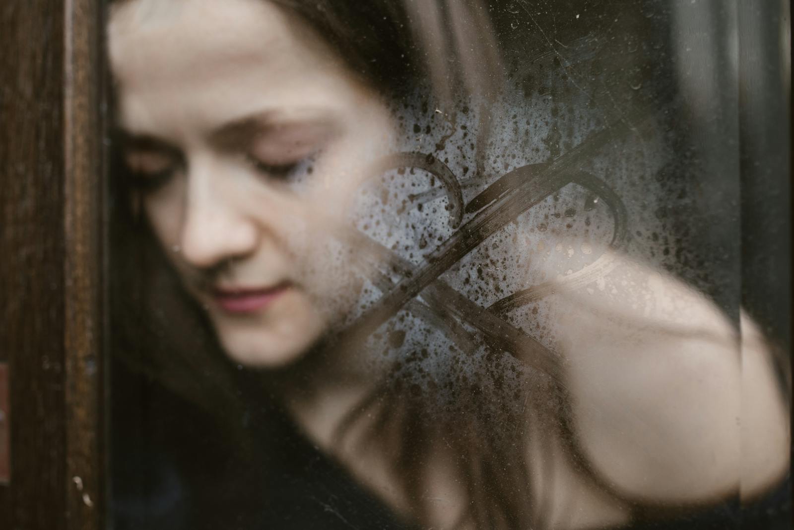 woman quiet reflection