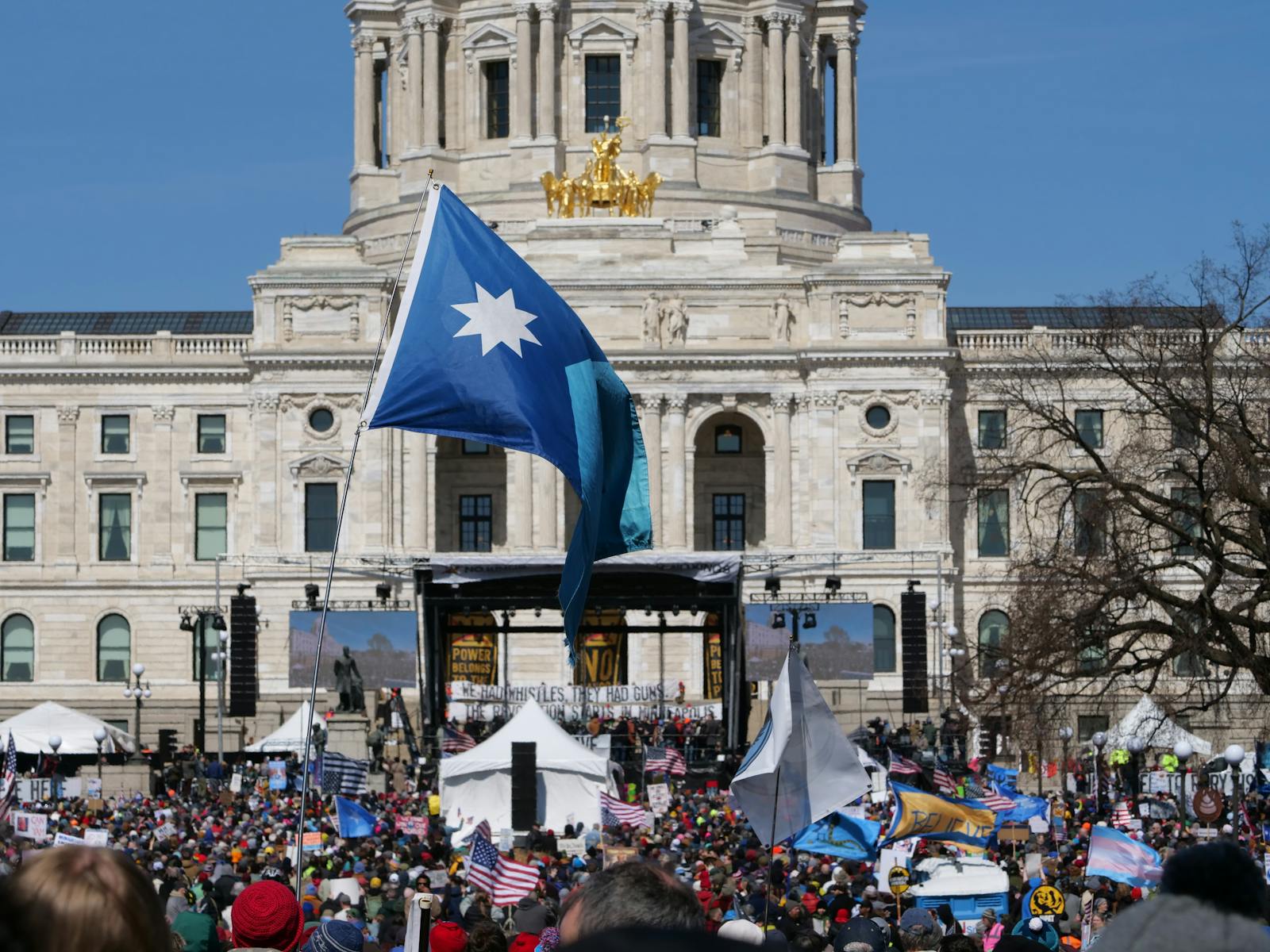 capitol building protest