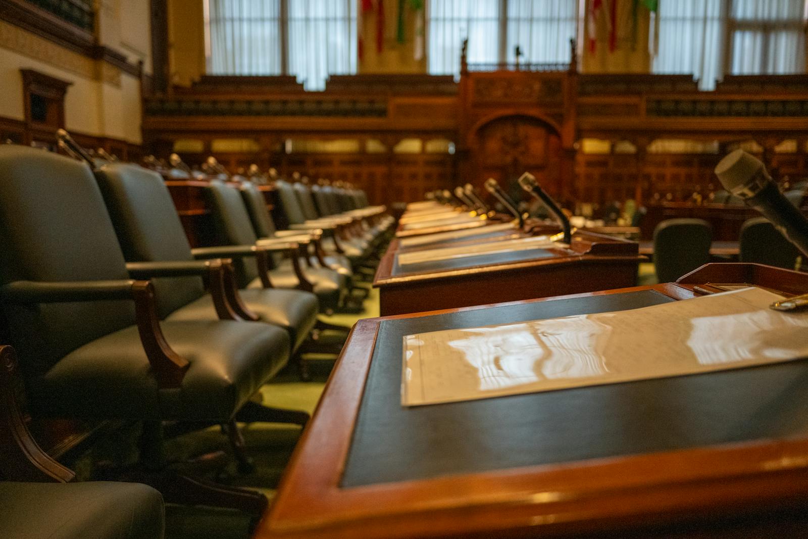 congressional chamber empty