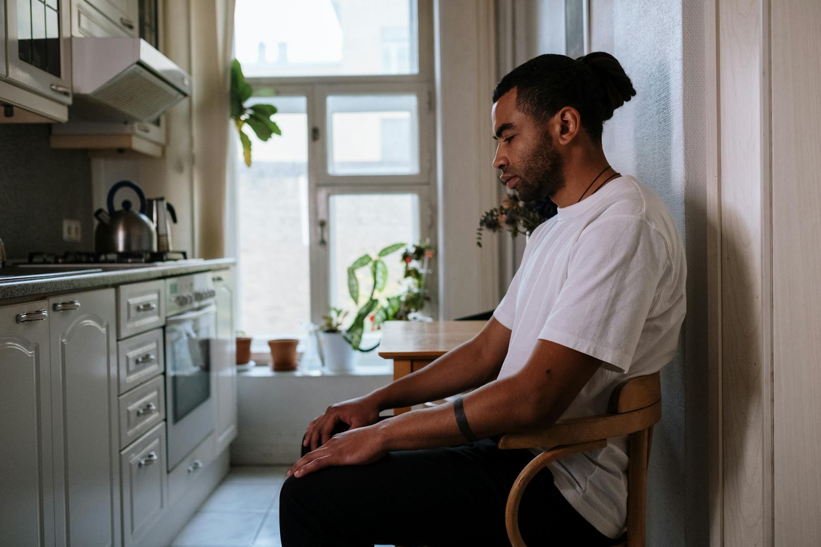 The specific kind of tired that comes from spending years making yourself smaller so someone else's ego could fit in the room