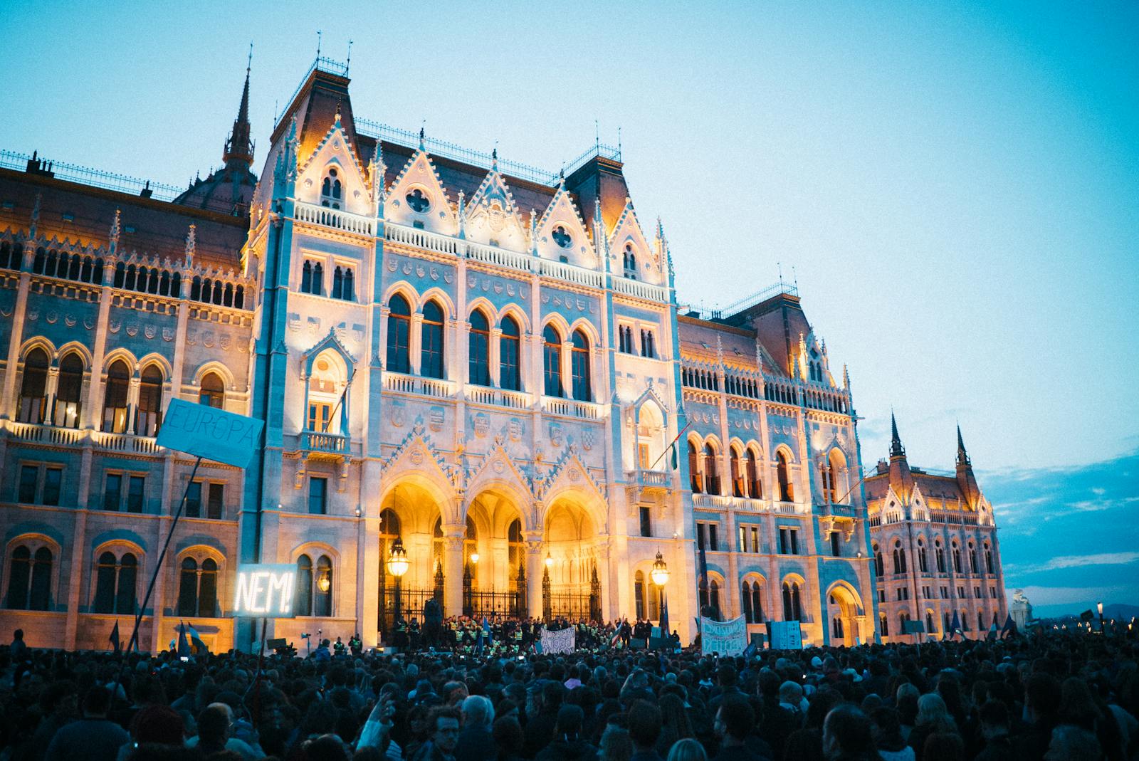 Hungary election rally