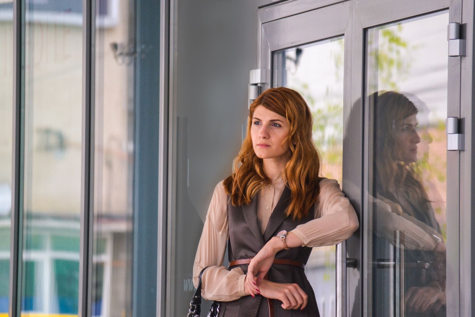 midlife woman thinking
