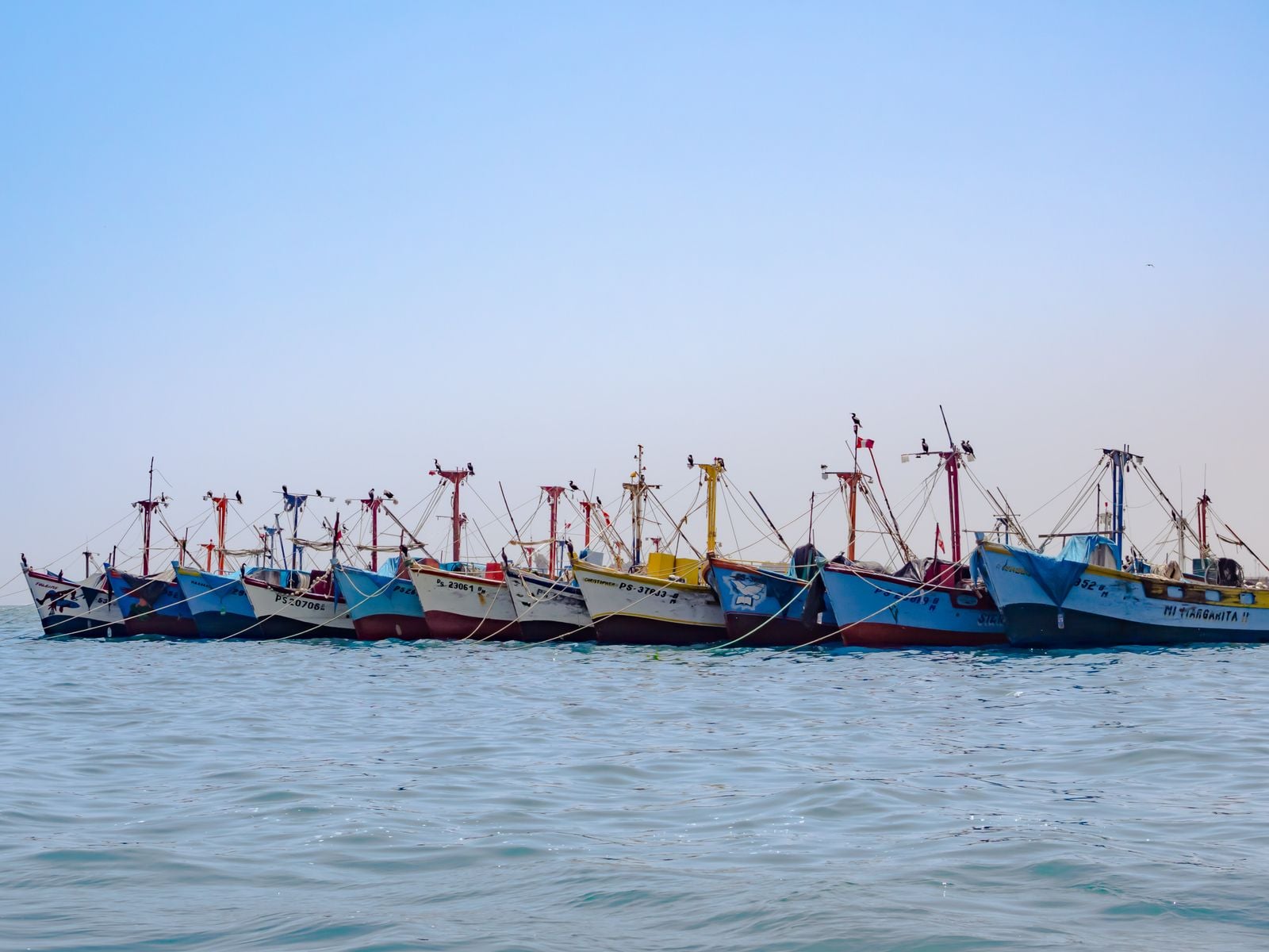 peruvian fishing boats