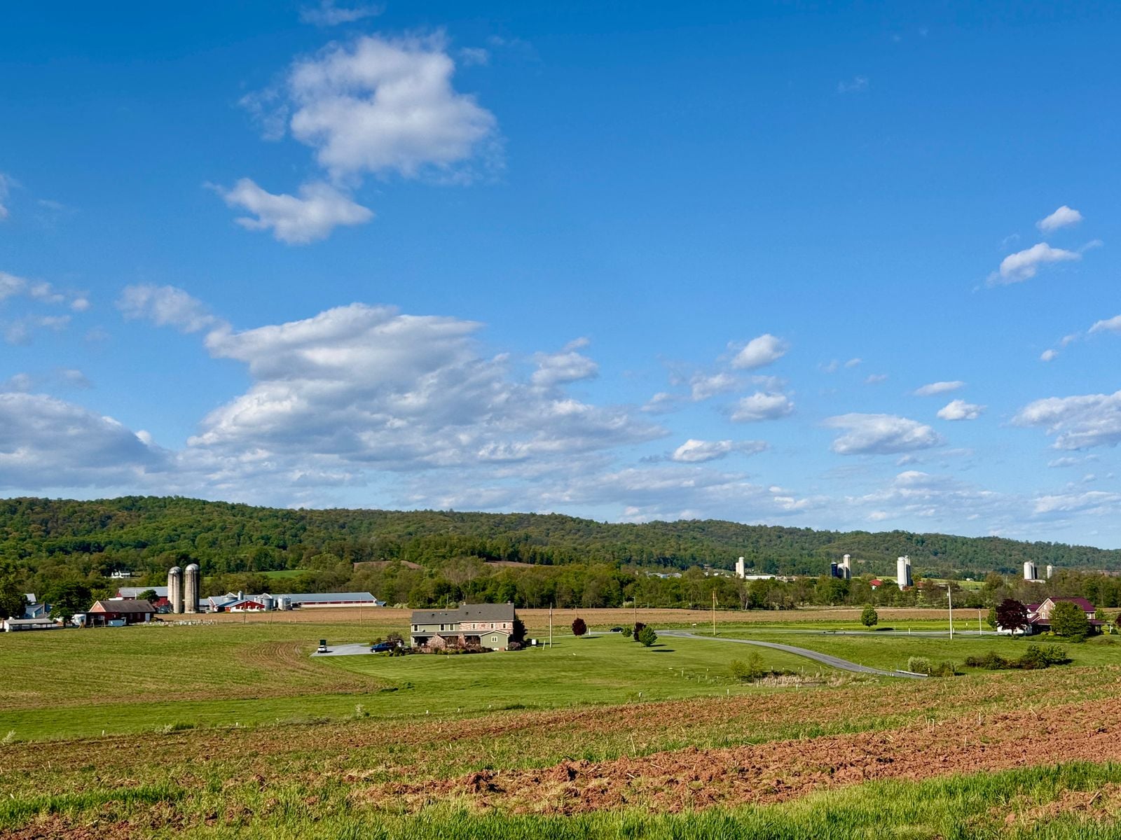 rural Pennsylvania farmland