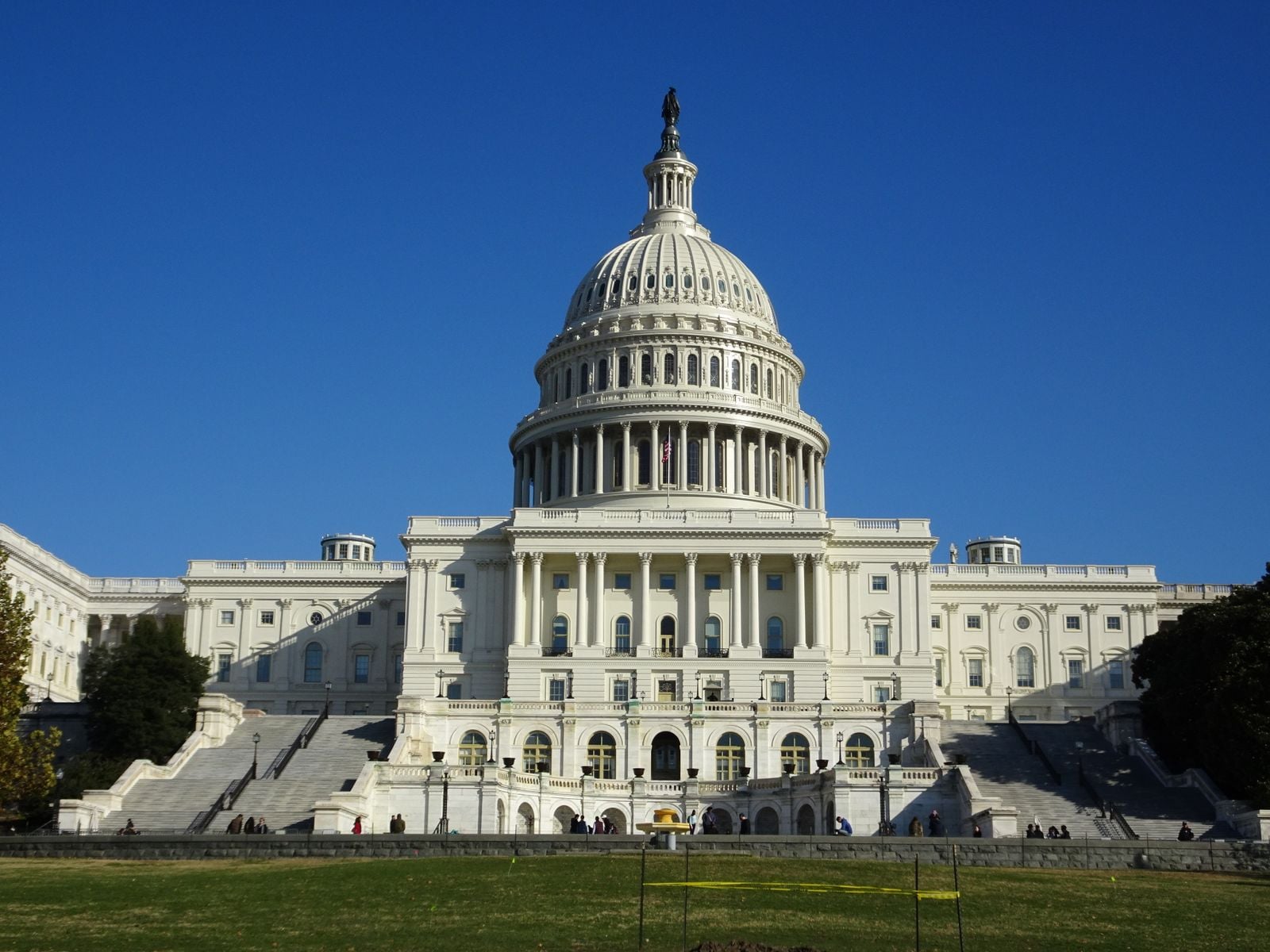 United States Capitol against a clear sky