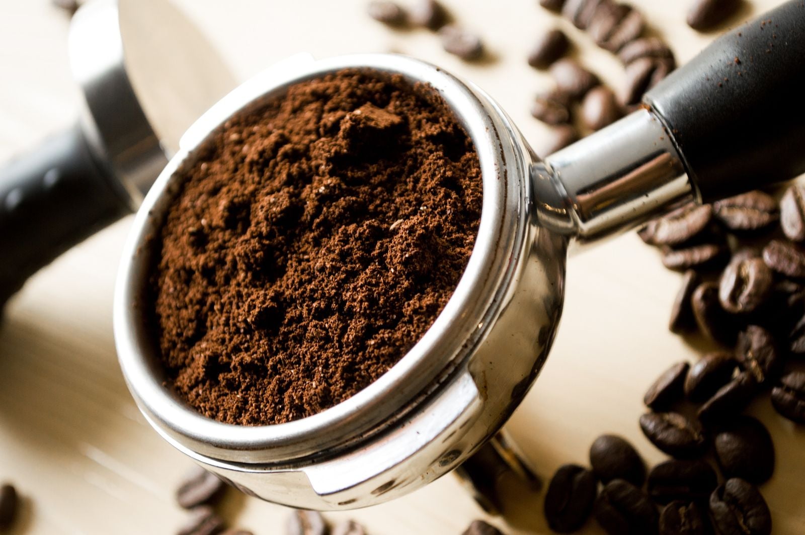 coffee grounds concrete