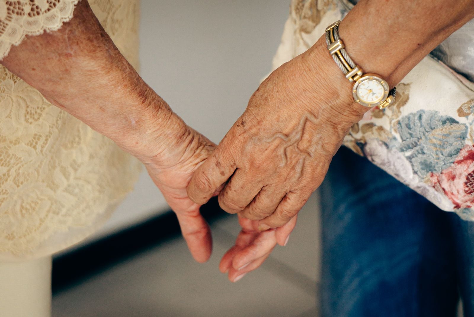 elderly parent hands