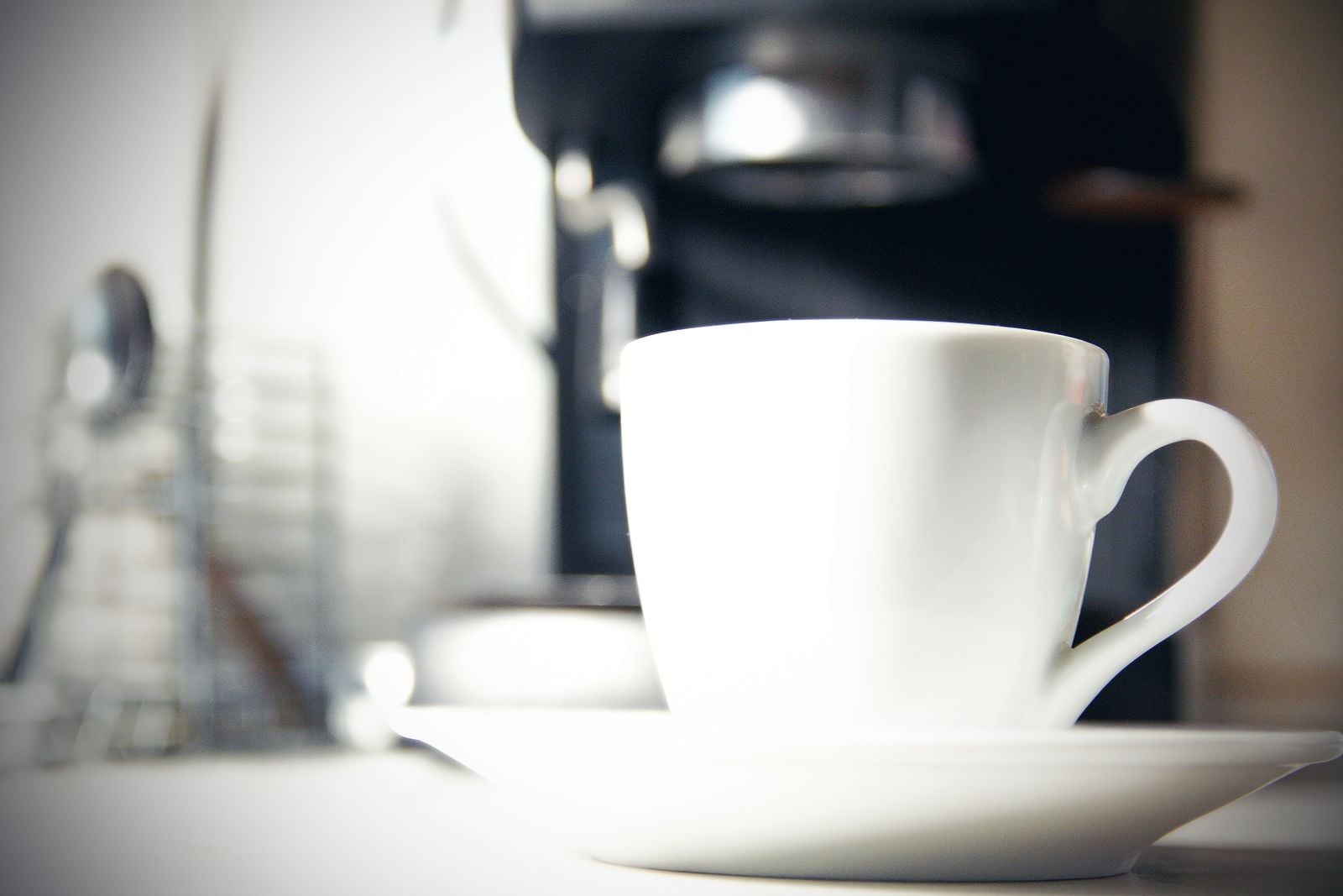 empty coffee cup morning