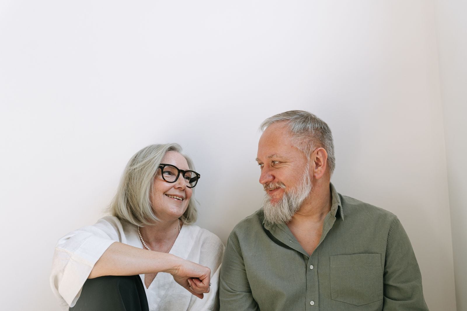 older couple silence