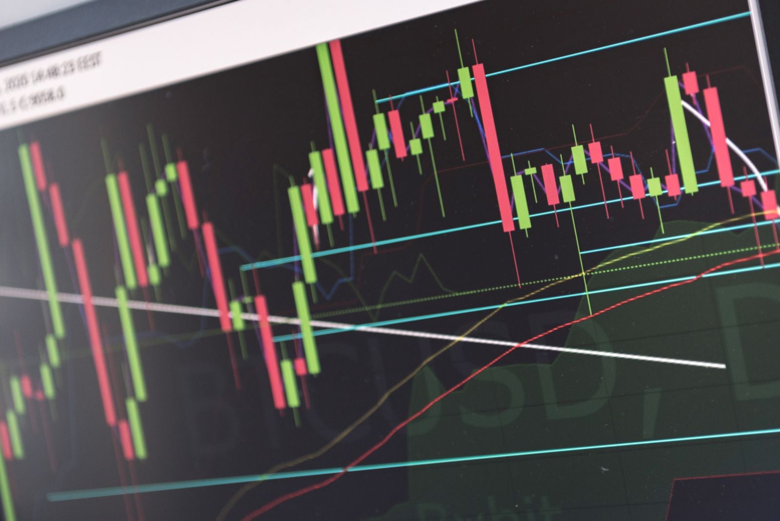 stock exchange screen